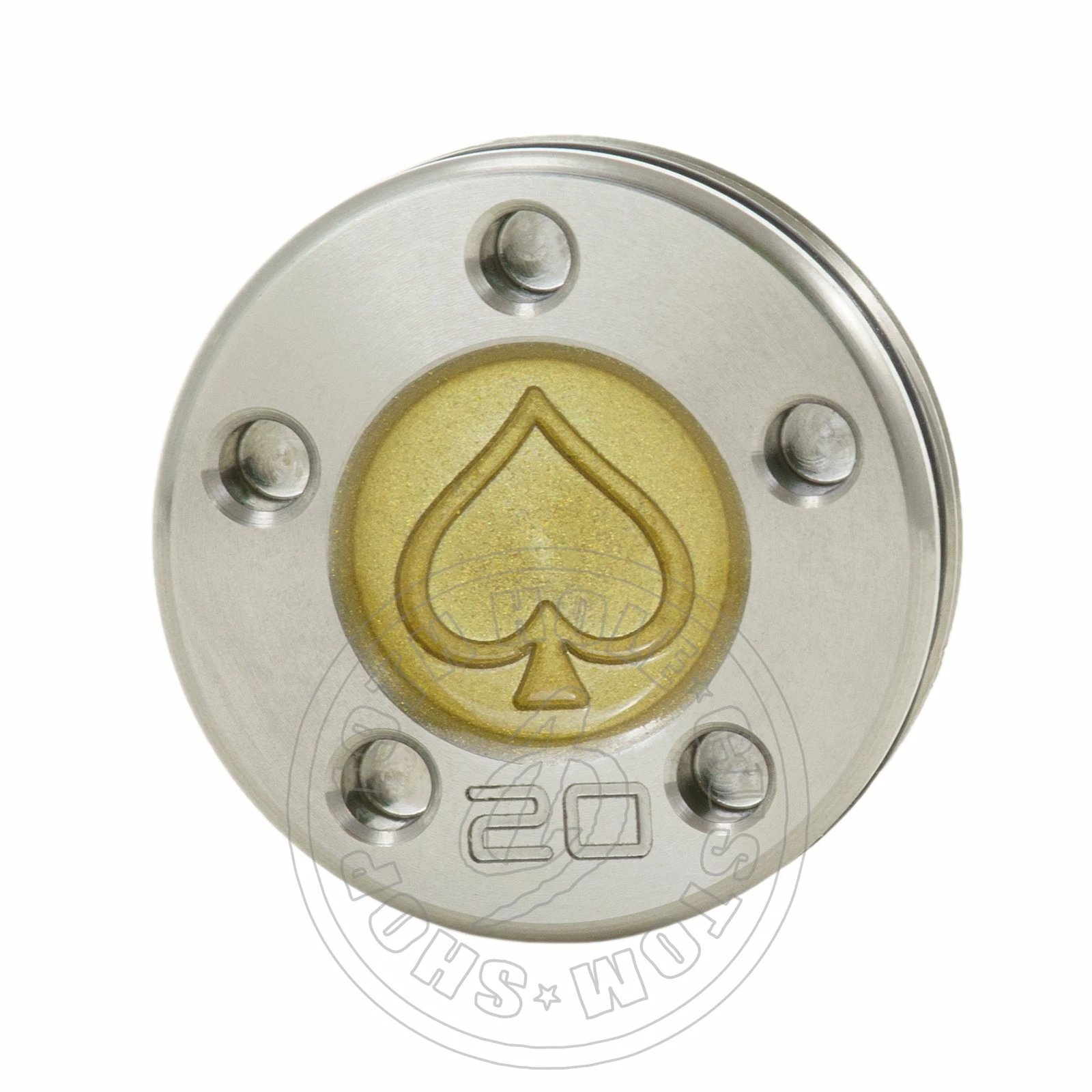 19th Hole Custom Shop Weight For Scotty Cameron Putters, Play Card Suits, Spades, Clubs, Gold 4 19th Hole Custom Shop Weight For Scotty Cameron Putters, Play Card Suits, Spades, Clubs, Gold - Image 2