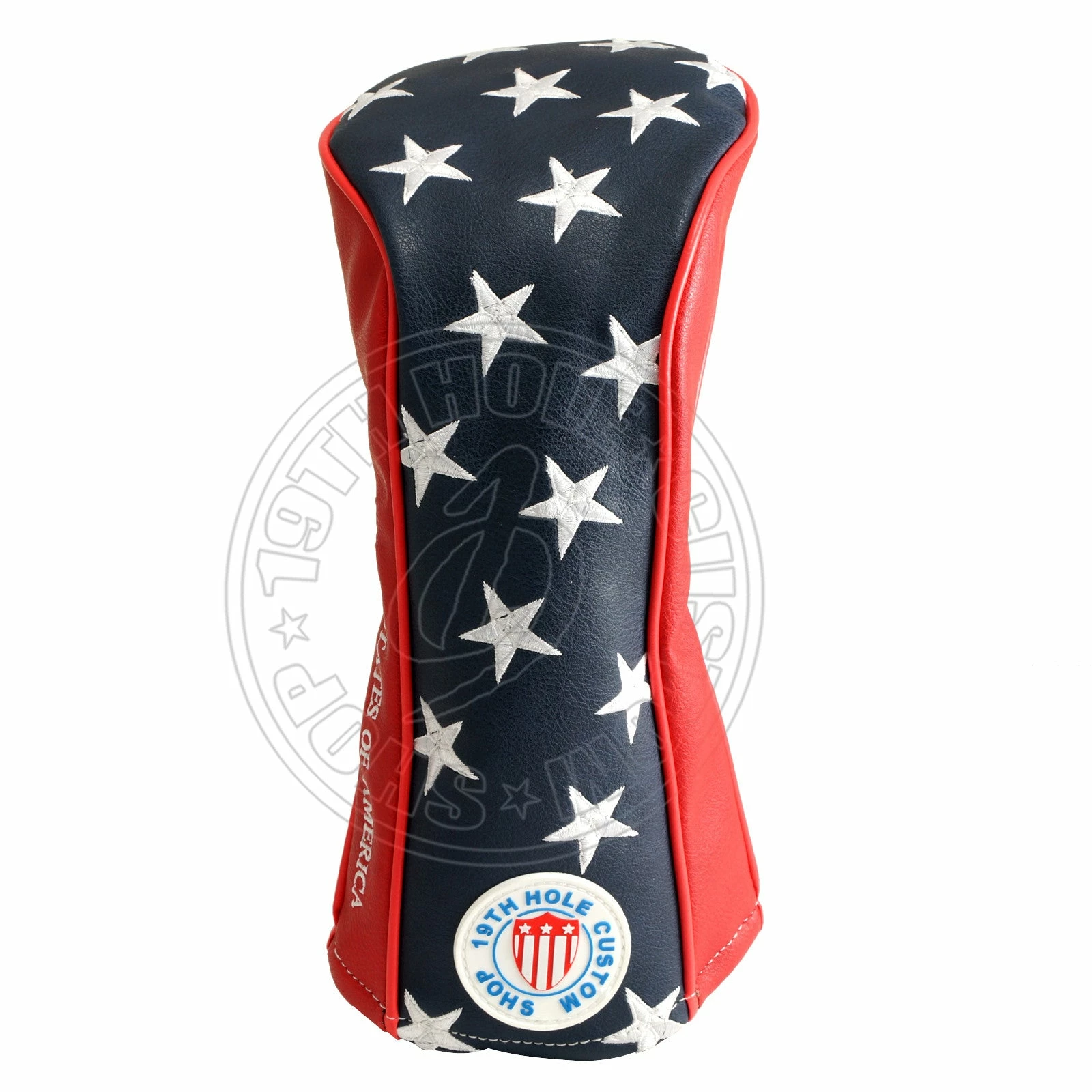 19th Hole Custom Shop US Flag Stars And Stripes Driver Head Cover, Blue/Red/White 3 19th Hole Custom Shop US Flag Stars And Stripes Driver Head Cover, Blue/Red/White