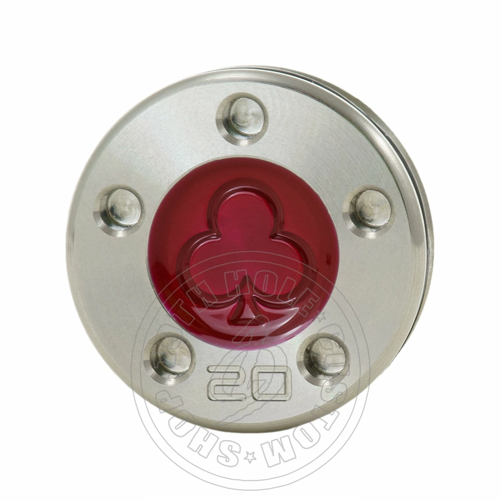 19th Hole Custom Shop Weight For Scotty Cameron Putters, Play Card Suits, Spades, Clubs, Red 5 19th Hole Custom Shop Weight For Scotty Cameron Putters, Play Card Suits, Spades, Clubs, Red - Image 3