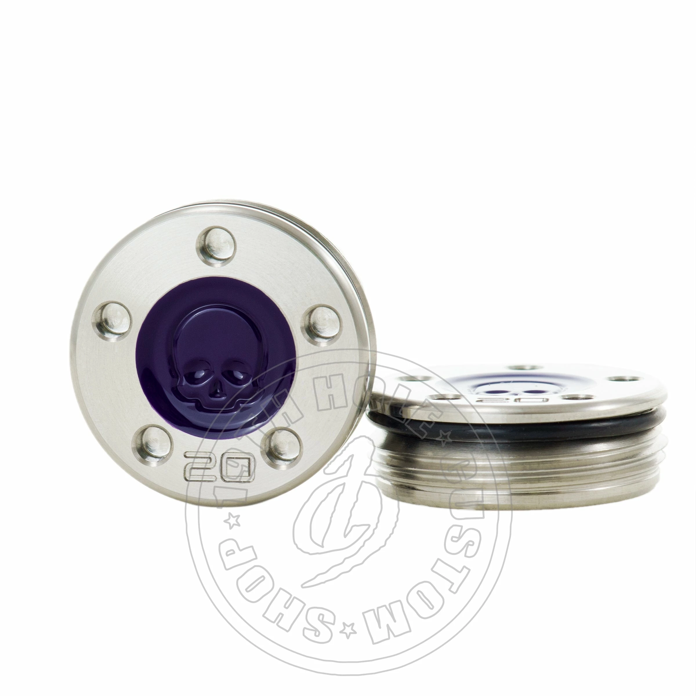 19th Hole Custom Shop 2 Of Weight For Scotty Cameron Putters, Skulls, Purple 3 19th Hole Custom Shop 2 Of Weight For Scotty Cameron Putters, Skulls, Purple