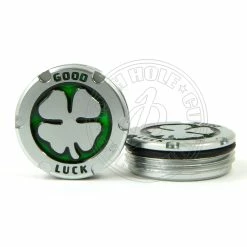 19th Hole Custom Shop 2 Of Deluxe Tour Style Weight For Scotty Cameron Putters, Lucky Clover, Green