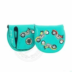 19th Hole Custom Shop Motorcycle Mallet Putter Headcover, RH, Blue