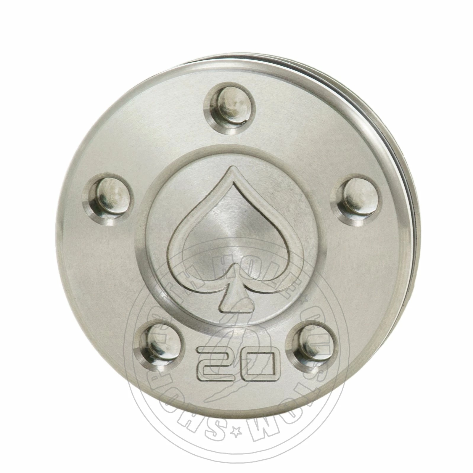 19th Hole Custom Shop Weight For Scotty Cameron Putters, Playcard Suits, Spades, Clubs, Unpainted 4 19th Hole Custom Shop Weight For Scotty Cameron Putters, Playcard Suits, Spades, Clubs, Unpainted - Image 2