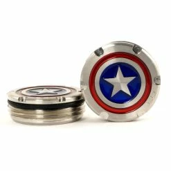 19th Hole Custom Shop 2 Of Deluxe Tour Style Weight For Scotty Cameron Putters, Captain America