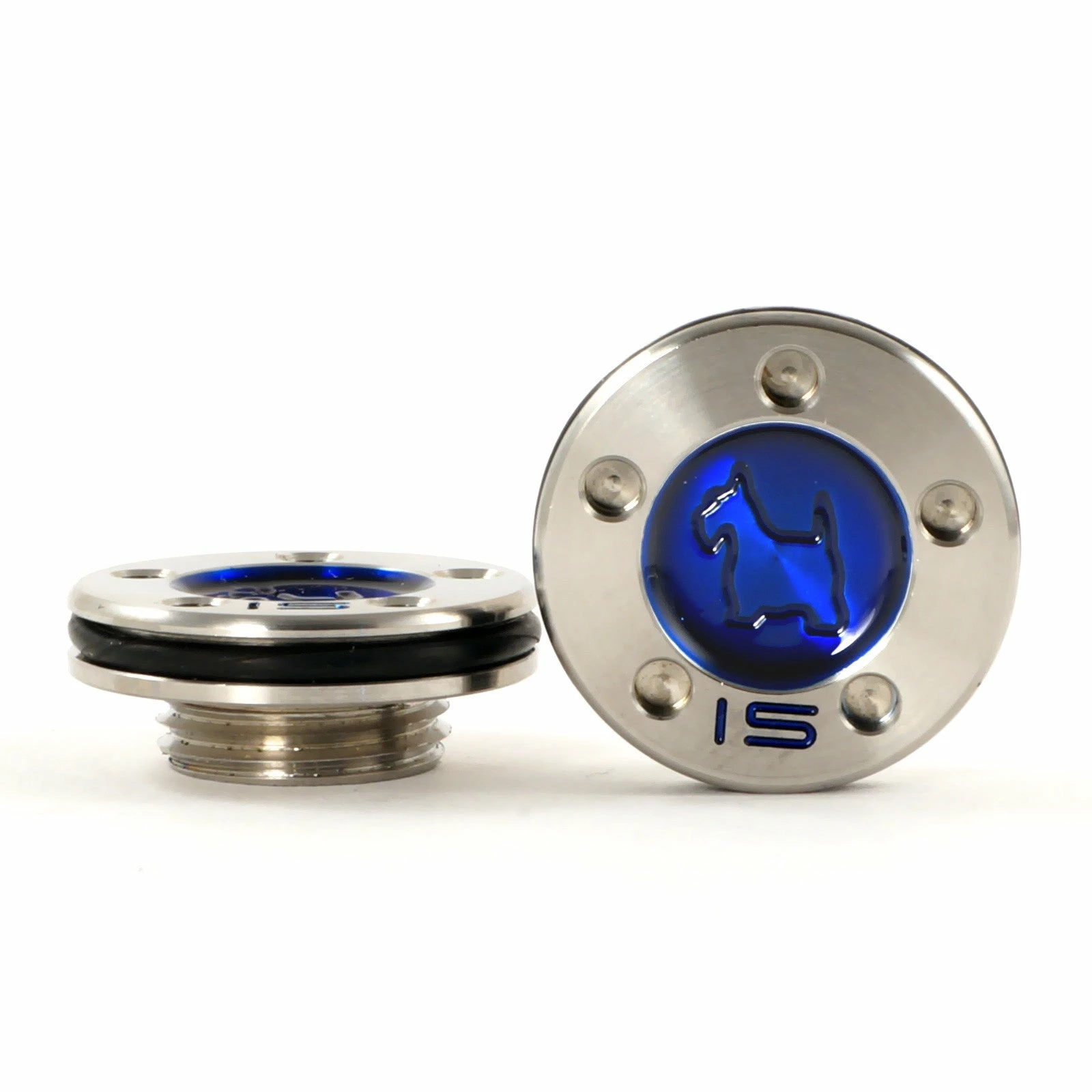 19th Hole Custom Shop 2 Of Mallet Weight For Scotty Cameron Putters, Scottie Dog, Blue 6 19th Hole Custom Shop 2 Of Mallet Weight For Scotty Cameron Putters, Scottie Dog, Blue - Image 4