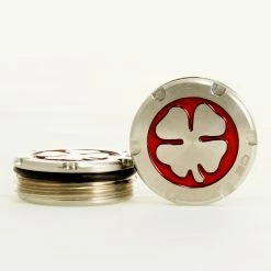 19th Hole Custom Shop 2 Of Deluxe Tour Style Weight For Scotty Cameron Putters, Lucky Clover, Red
