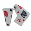 19th Hole Custom Shop Playing Card Blade And Mid Mallet Putter Headcover, White -Golf Bag Sales 2023 1l bbd4163e b62d 4f2a 9ba2 eaefaea934e0