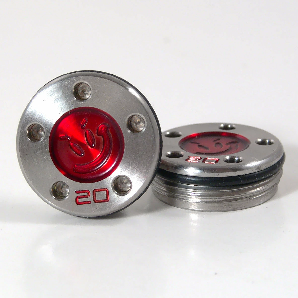 19th Hole Custom Shop 2 Of Weight For Scotty Cameron Putters, Dancing Grinder, Red 3 19th Hole Custom Shop 2 Of Weight For Scotty Cameron Putters, Dancing Grinder, Red