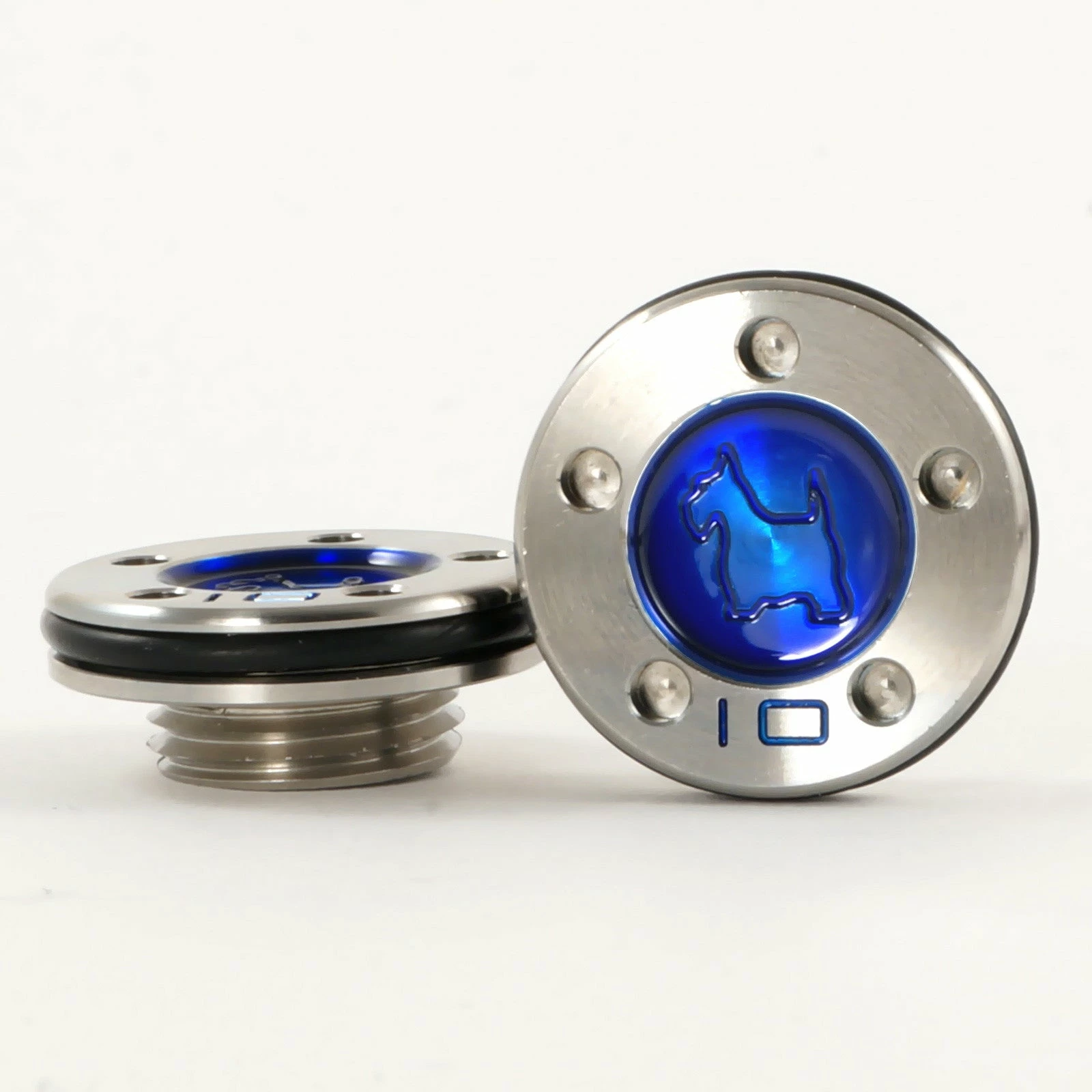 19th Hole Custom Shop 2 Of Mallet Weight For Scotty Cameron Putters, Scottie Dog, Blue 5 19th Hole Custom Shop 2 Of Mallet Weight For Scotty Cameron Putters, Scottie Dog, Blue - Image 3