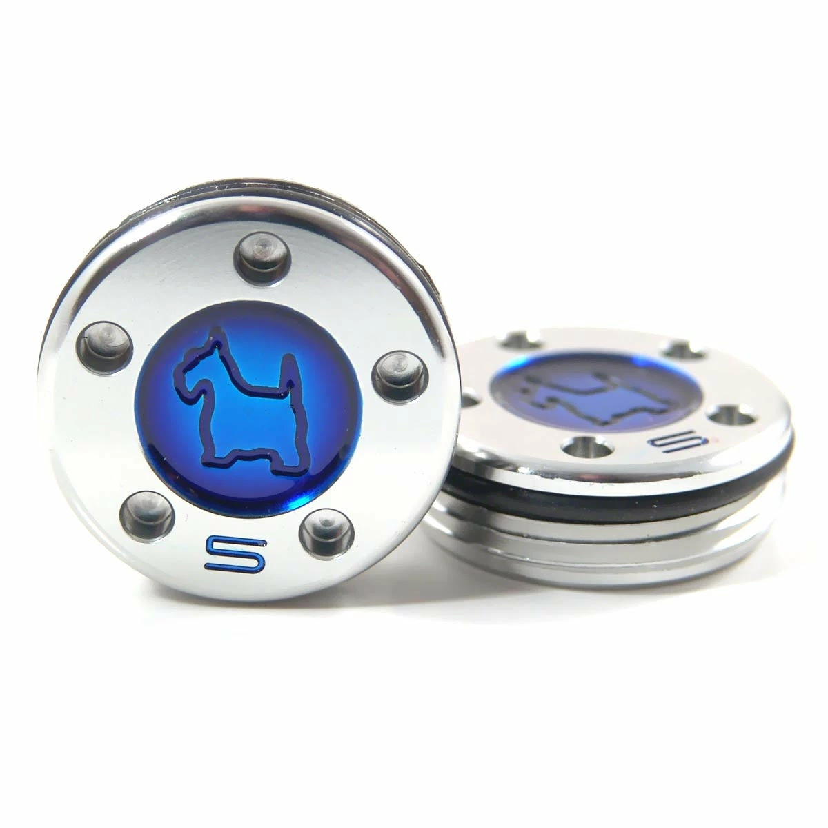 19th Hole Custom Shop 2 Of Weight For Scotty Cameron Putters, Scottie Dog, Blue 3 19th Hole Custom Shop 2 Of Weight For Scotty Cameron Putters, Scottie Dog, Blue