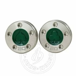 19th Hole Custom Shop Weight For Scotty Cameron Putters, Play Card Suits, Spades, Clubs, Green