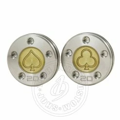 19th Hole Custom Shop Weight For Scotty Cameron Putters, Play Card Suits, Spades, Clubs, Gold