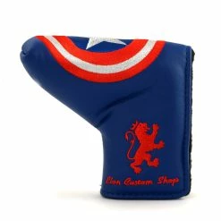 Lion Custom Shop American Shield Head Cover For Blade & Midsize Mallet Putter, Blue -Golf Bag Sales 2023 3l 50667a7d e95f 406f bca4 c328c07093ff