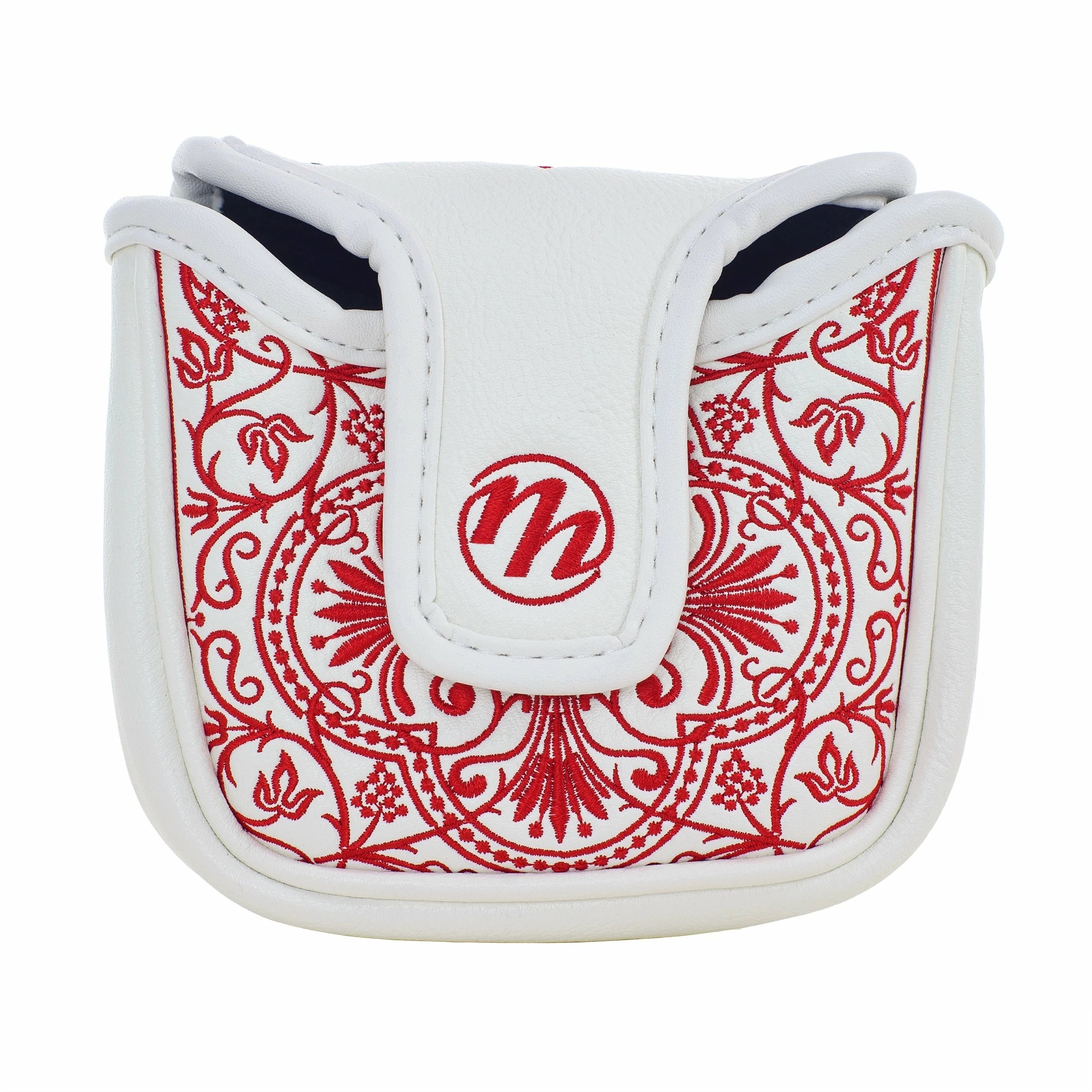 19th Hole Custom Shop Playing Card Suit High-MOI Mallet Putter Headcover, White 5 19th Hole Custom Shop Playing Card Suit High-MOI Mallet Putter Headcover, White - Image 3