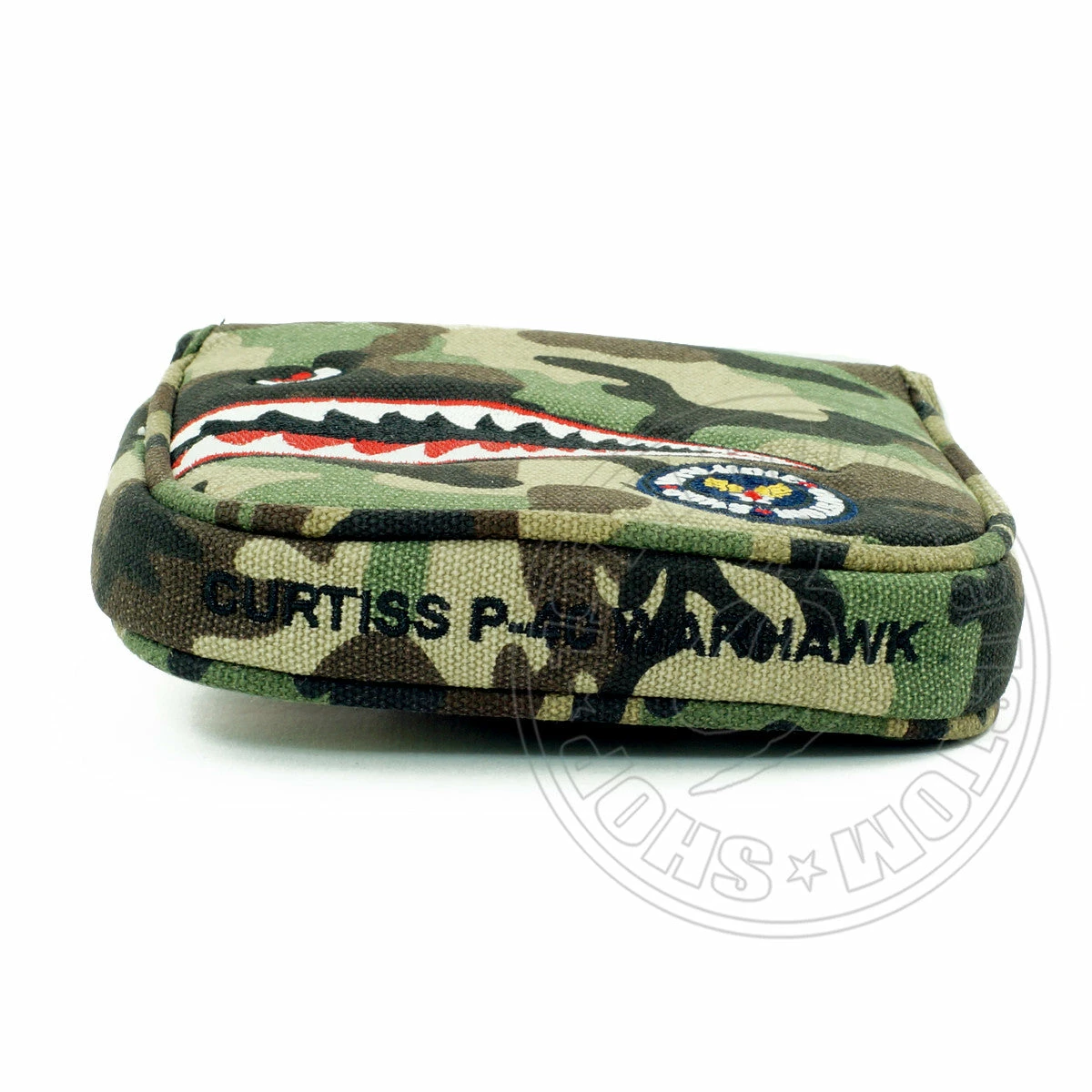 19th Hole Custom Shop Fighter Plane High MOI Mallet Putter Headcover, Heel Shafted, Camouflage 6 19th Hole Custom Shop Fighter Plane High MOI Mallet Putter Headcover, Heel Shafted, Camouflage - Image 4