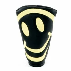 19th Hole Custom Shop Smile Face Head Cover For Blade And Midsize Mallet Putter, Black 11 19th Hole Custom Shop Smile Face Head Cover For Blade And Midsize Mallet Putter, Black -Golf Bag Sales 2023 4l