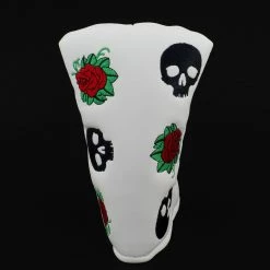 19th Hole Custom Shop Skull And Rose Head Cover For Blade And Midsize Mallet Putter, White -Golf Bag Sales 2023 4l 3f86efde fd47 4115 b948 a7c9e87fa249