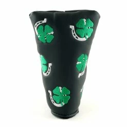 19th Hole Custom Shop Clover And Horseshoe Head Cover For Blade And Midsize Mallet Putter, Black -Golf Bag Sales 2023 4l 447ad642 5ed7 4231 9ab5 39e1cfbb7989