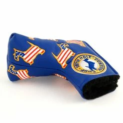 19th Hole Custom Shop US Flag Dancing Scottie Dog Head Cover For Blade And Midsize Mallet Putter, Blue -Golf Bag Sales 2023 5l fbd506fc 2288 4e88 a88a 171e56f80435