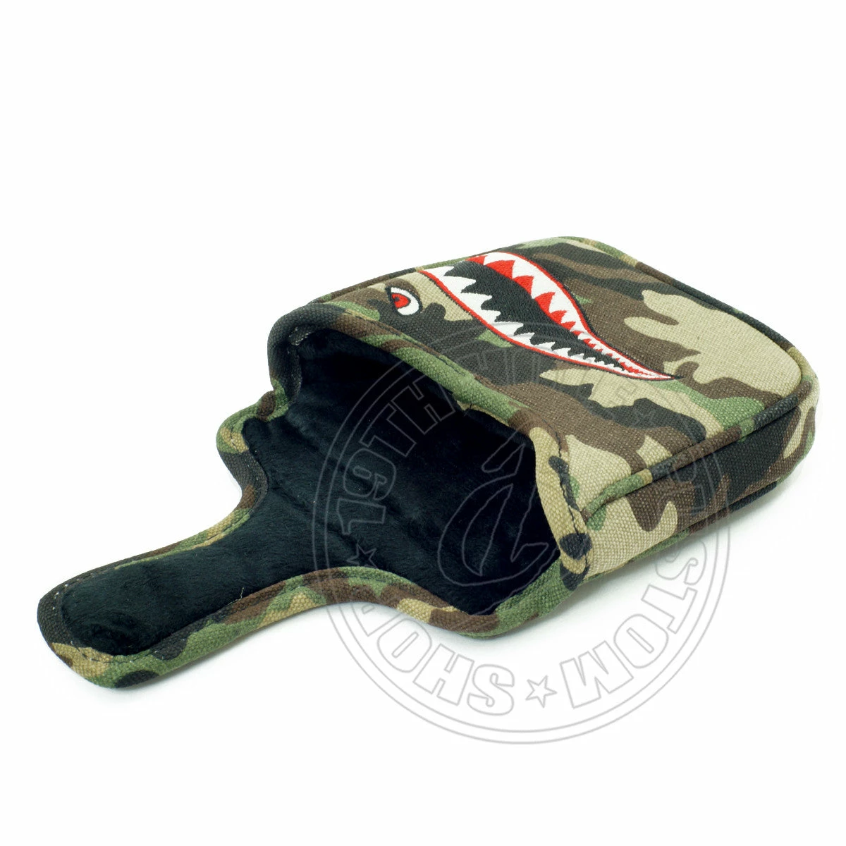 19th Hole Custom Shop Fighter Plane High MOI Mallet Putter Headcover, Heel Shafted, Camouflage 8 19th Hole Custom Shop Fighter Plane High MOI Mallet Putter Headcover, Heel Shafted, Camouflage - Image 6