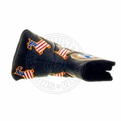 19th Hole Custom Shop US Flag Dancing Scottie Dog Head Cover For Blade And Midsize Mallet Putter, Black -Golf Bag Sales 2023 6 4ba983ed d576 4287 acf7 8dacf57e7799