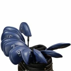 19th Hole Custom Shop 10 Pc/Set PU Skull Golf Iron Club Head Cover, Blue -Golf Bag Sales 2023 7l 5670dc1b 33df 437a 9be6 b5ddbab70821