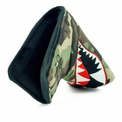 19th Hole Custom Shop Fighter Plane P-40 Head Cover For Blade And Midsize Mallet Putter, Camouflage -Golf Bag Sales 2023 7l 78ccf780 3a11 413a 8b6d b84239198076