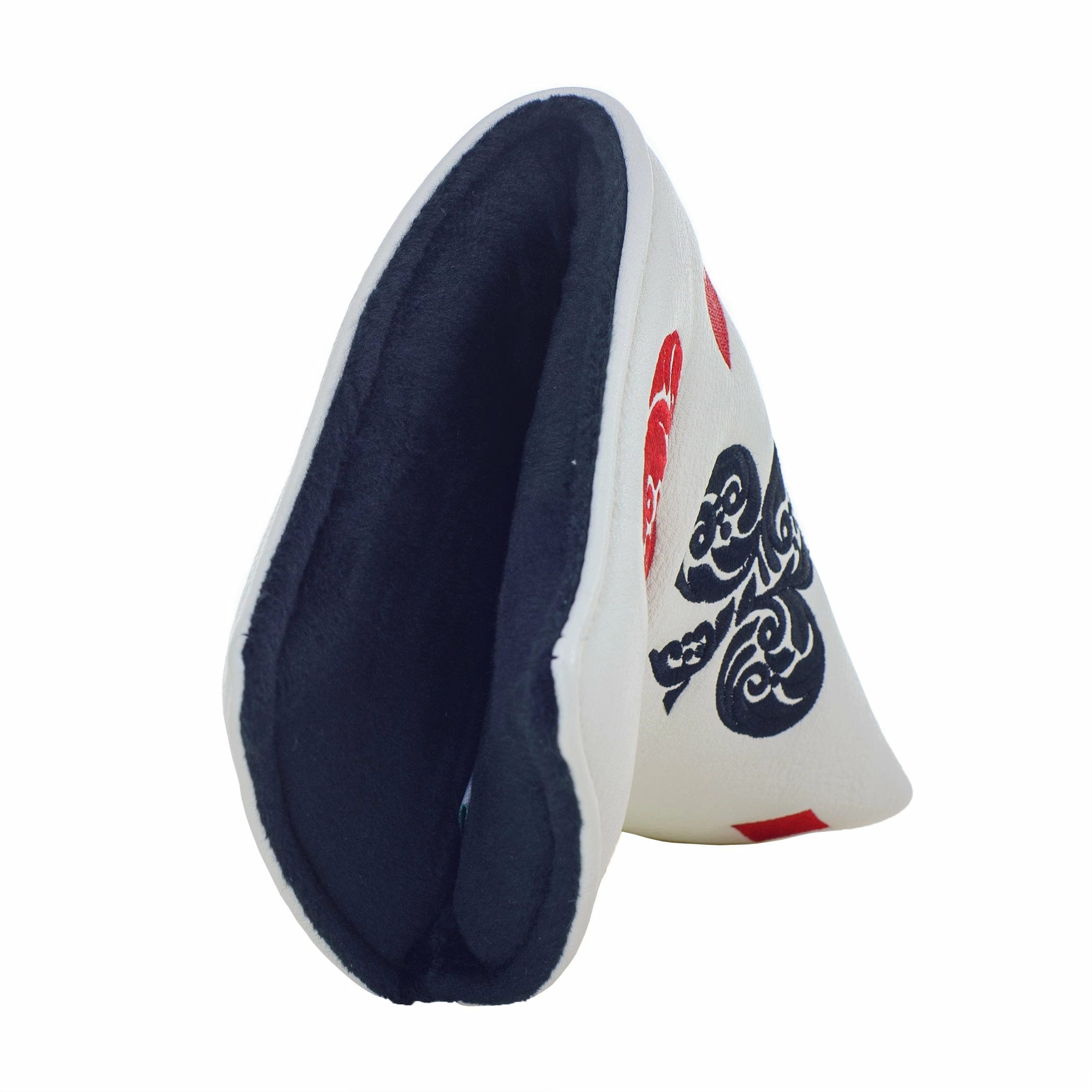 19th Hole Custom Shop Playing Card Blade And Mid Mallet Putter Headcover, White 9 19th Hole Custom Shop Playing Card Blade And Mid Mallet Putter Headcover, White - Image 7
