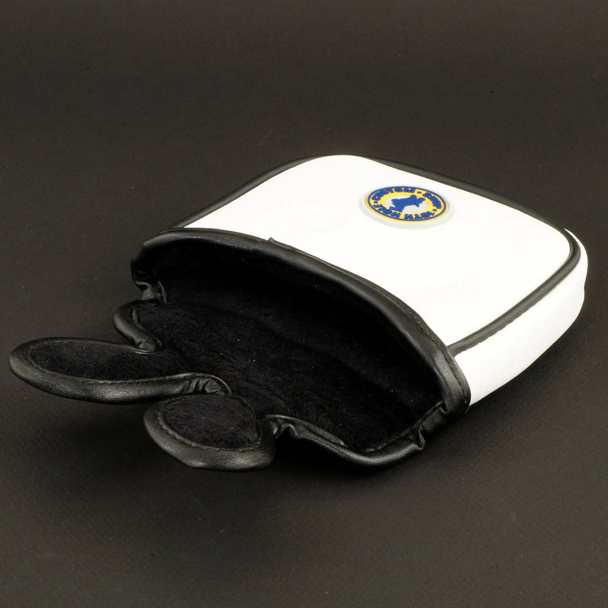 19th Hole Custom Shop US Flag Dancing Scottie Dog Mallet Putter Head Cover, White 8 19th Hole Custom Shop US Flag Dancing Scottie Dog Mallet Putter Head Cover, White - Image 6