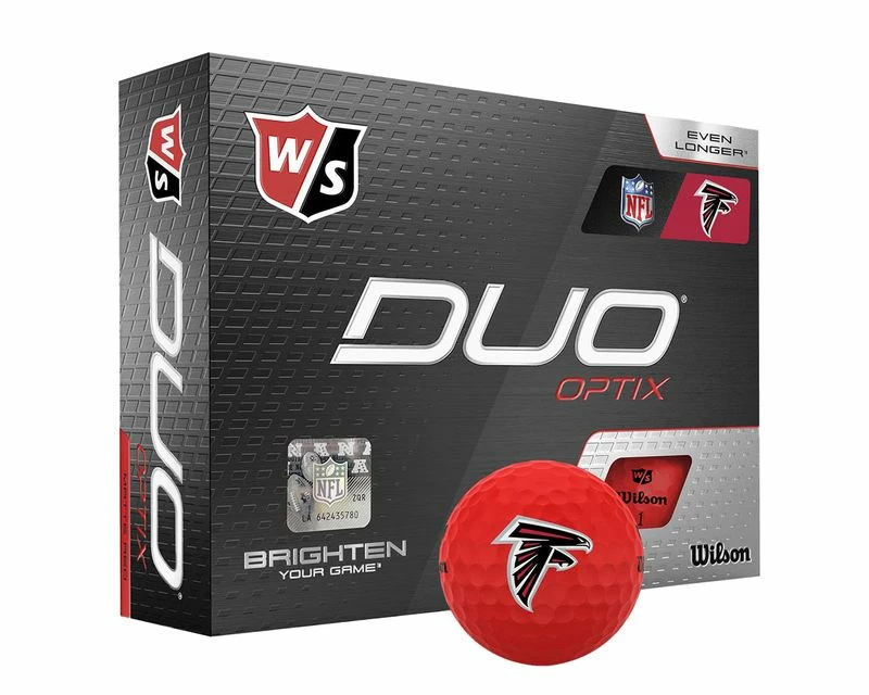 Wilson Duo Optix NFL Golf Balls - Red 7 Wilson Duo Optix NFL Golf Balls - Red - Image 5
