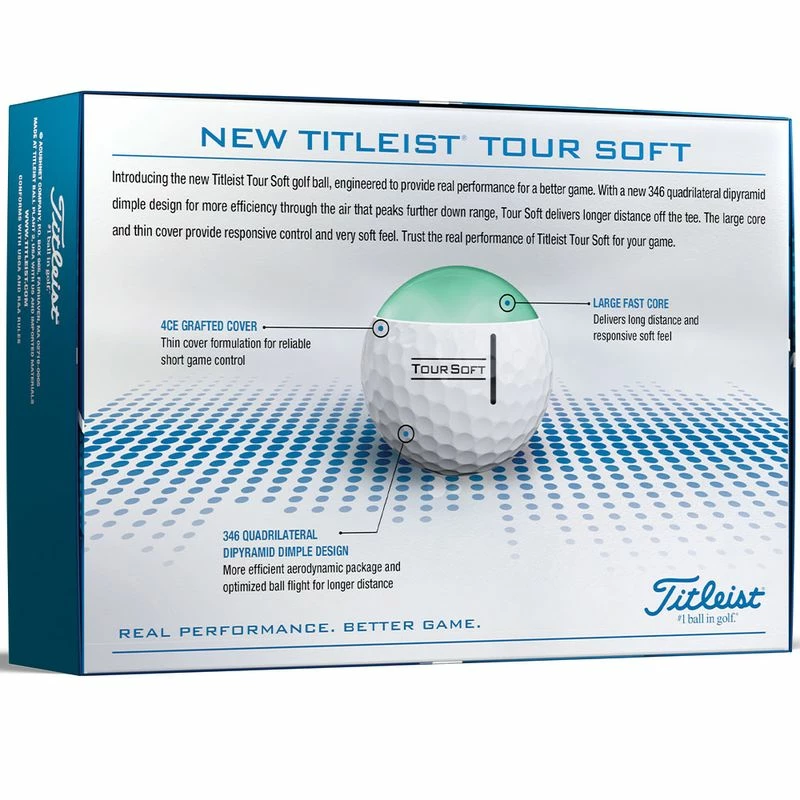 Titleist Tour Soft Golf Balls 6 Titleist Tour Soft Golf Balls - Image 4