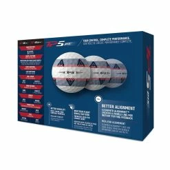 TaylorMade TP5 Pix USA Golf Balls -Golf Bag Sales 2023 TA472 zoom D3