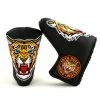 19th Hole Custom Shop Tiger Head Cover For Blade And Midsize Mallet Putter, Black -Golf Bag Sales 2023 t4