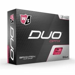 Wilson Duo Optix Golf Balls - Pink